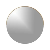 Gerald Large Round Gold Wall Mirror