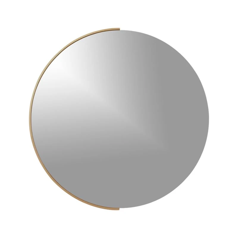 Gerald Large Round Gold Wall Mirror
