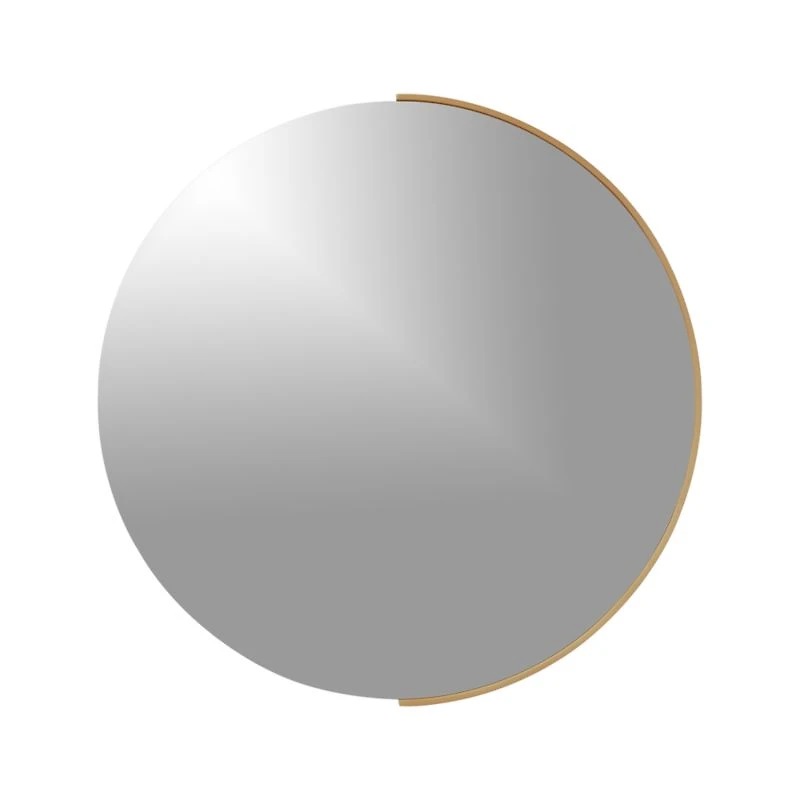 Gerald Large Round Gold Wall Mirror