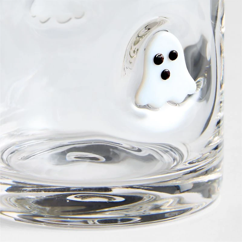 Halloween Ghost Icon 14-Oz. Double Old-Fashioned Glass
