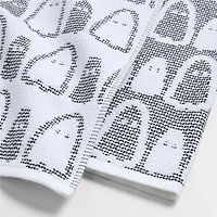 Ghost Textured Terry Organic Cotton Kitchen Towel, Set of 2