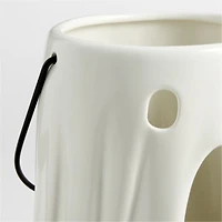 Ghost Large White Ceramic Indoor Lantern