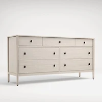 Gia Pickled Oak 7-Drawer Dresser