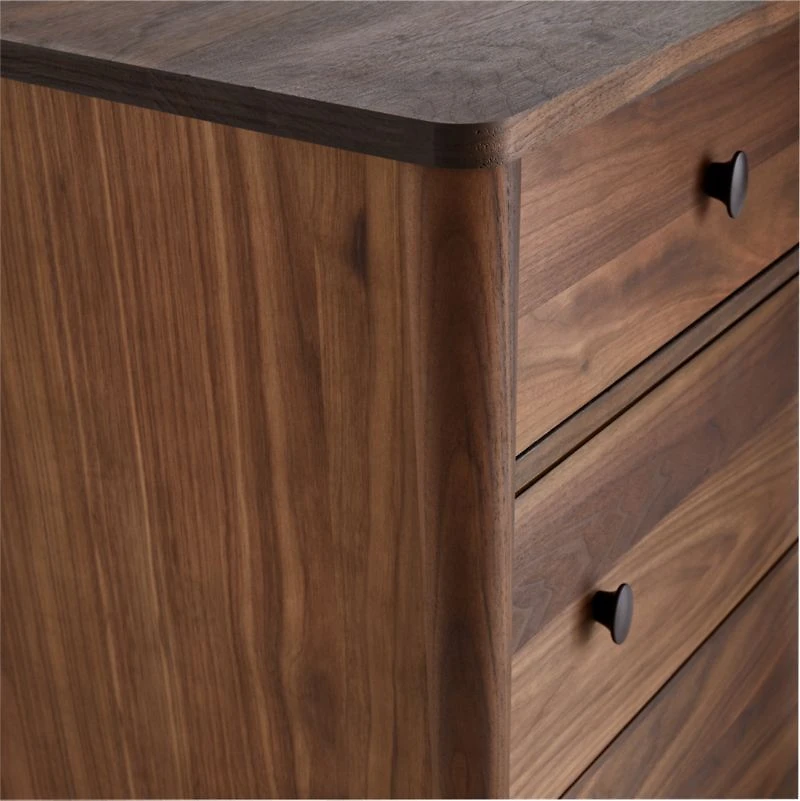 Gia Walnut 7-Drawer Dresser