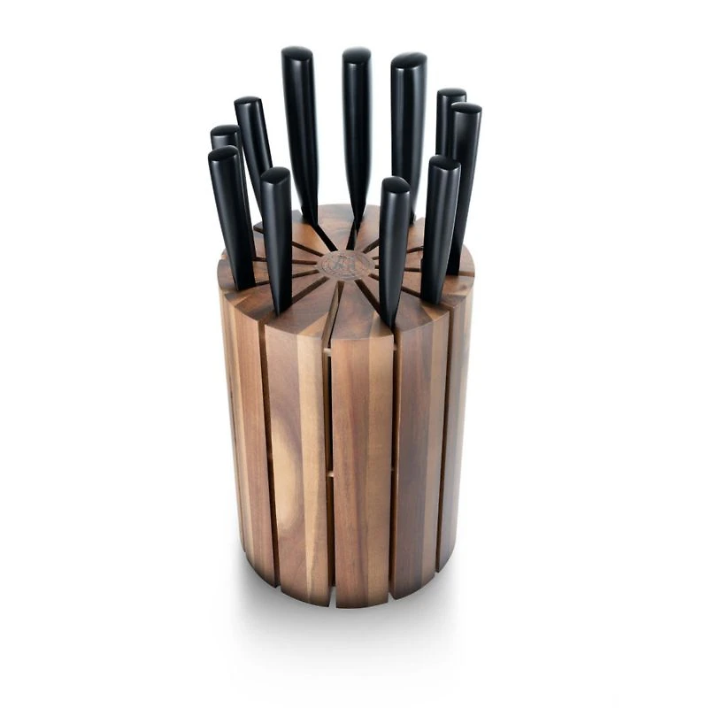 Schmidt Brothers ® Giotto Jet Black 12-Piece Acacia Block Set