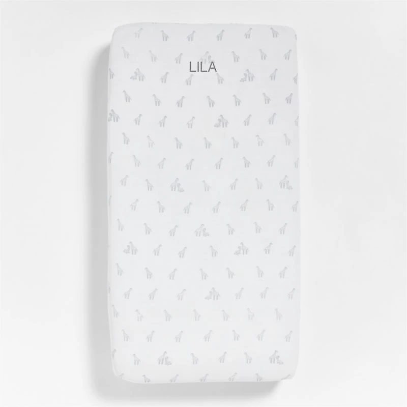 Supersoft Giraffe Organic Cotton Baby Crib Fitted Sheet