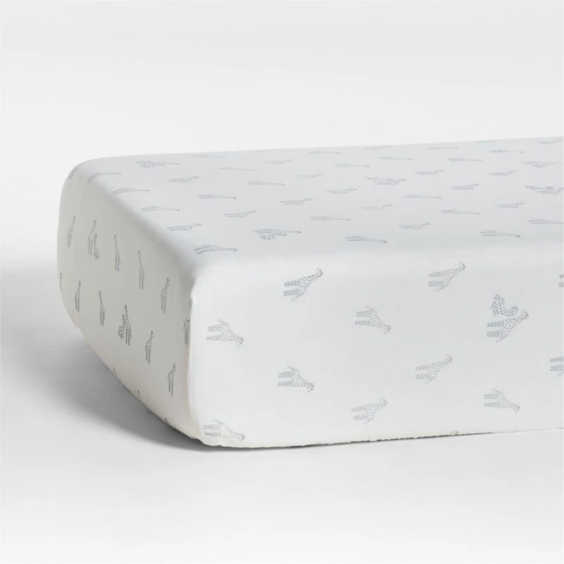 Supersoft Giraffe Organic Cotton Baby Crib Fitted Sheet
