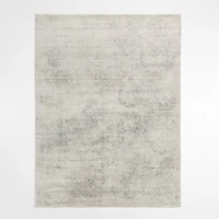 Giverny Wool and Viscose Hand-Knotted Natural Area Rug 6'x9'