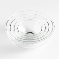 Nesting Glass Mixing Bowls, Set of 4