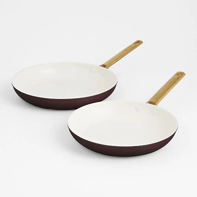 GreenPan ™ Reserve Merlot 2-Piece 10" and 12" Ceramic Non-Stick Fry Pan Set