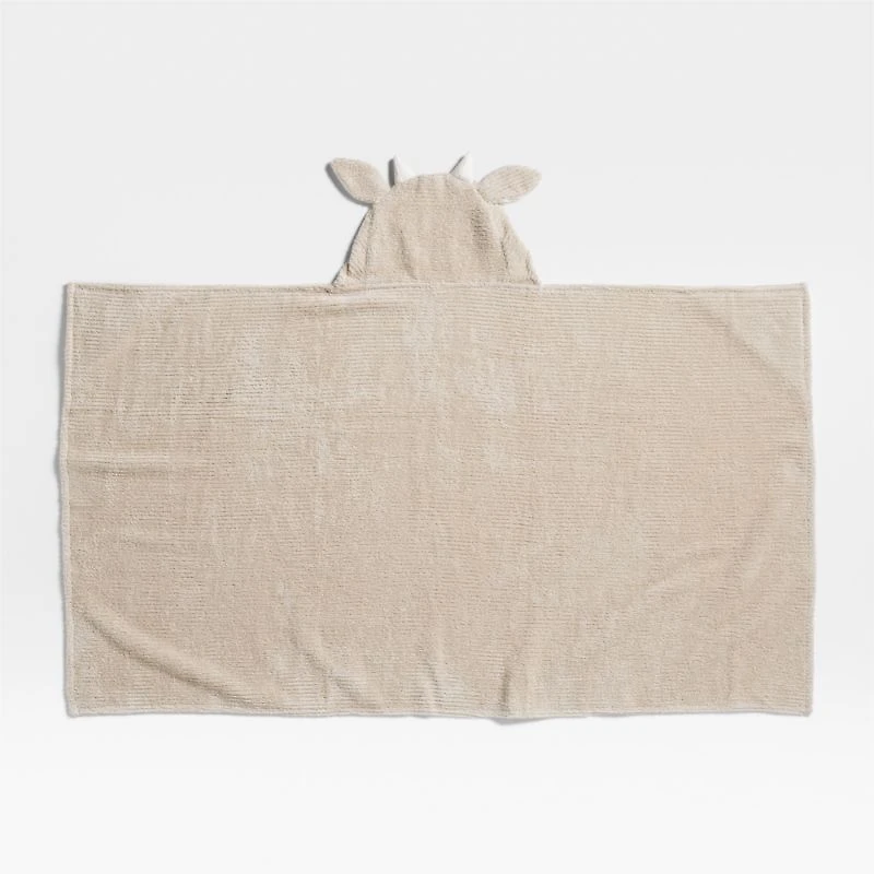 Goat Stone Tan Organic Cotton Hooded Kids Towel