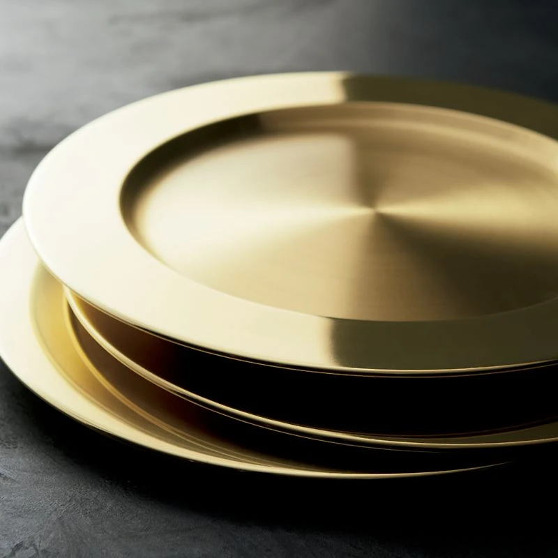 Gold-Plated Charger Plate