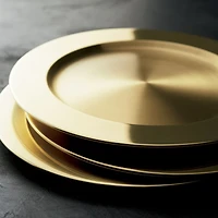 Gold-Plated Charger Plate