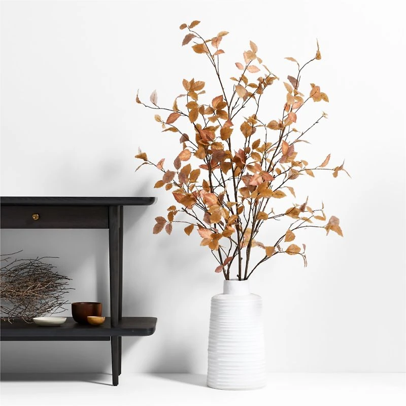 Faux Golden Yellow Leaf Branch 66"