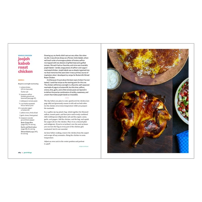 Good Things: Recipes and Rituals to Share with People You Love Cookbook by Samin Nosrat