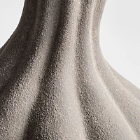Gourdgeous Large Grey Earthenware Vase 21"