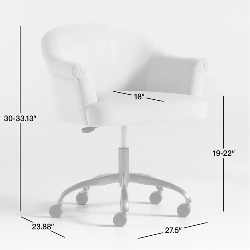 Grace Champagne Office Chair
