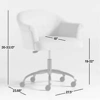 Grace Champagne Office Chair