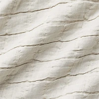 Grace Arctic Ivory Organic Linen Blend 70"x55" Throw Blanket