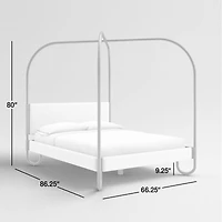 Gracia Queen Upholstered Canopy Bed