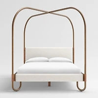 Gracia Queen Upholstered Canopy Bed