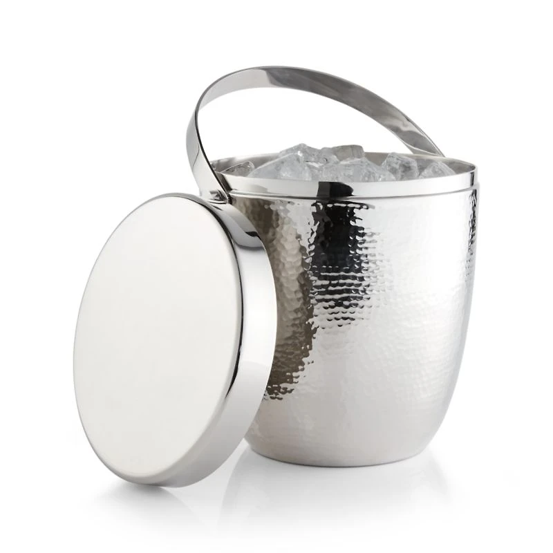 Graham Hammered Metal Ice Bucket
