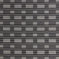 Graphic Stripe Black Handwoven Flatweave Kids Performance Area Rug 5'x8'