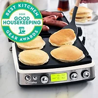 GreenPan Elite Cloud Cream 7-in-1 Grill, Griddle and Waffle Maker