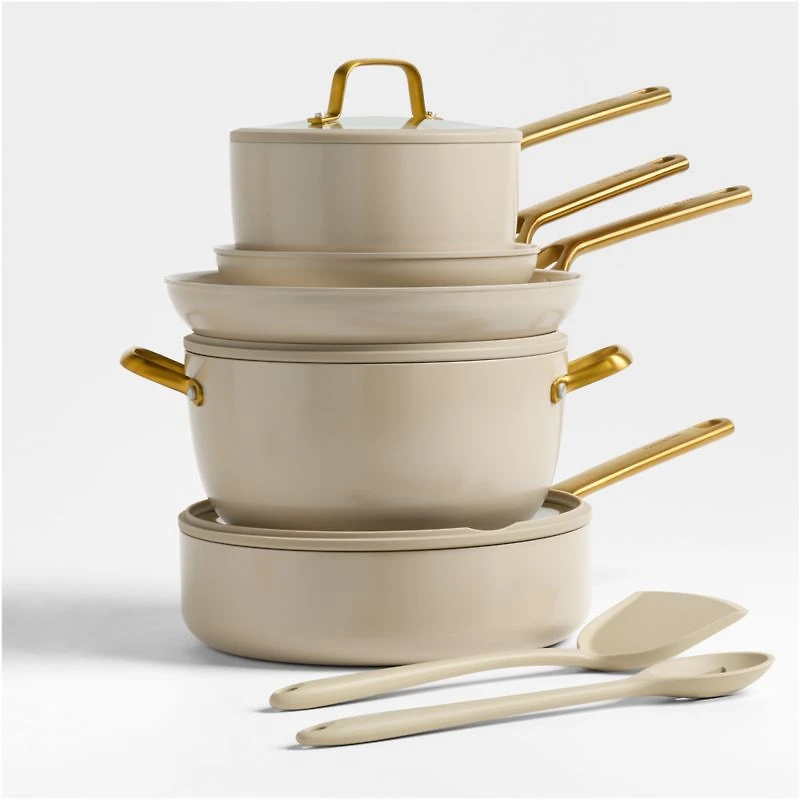 GreenPan ™ Reserve Pro Macadamia 10-Piece Ceramic Non-Stick Cookware Set