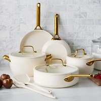 GreenPan ™ Reserve Pro Cream 10-Piece Ceramic Non-Stick Cookware Set
