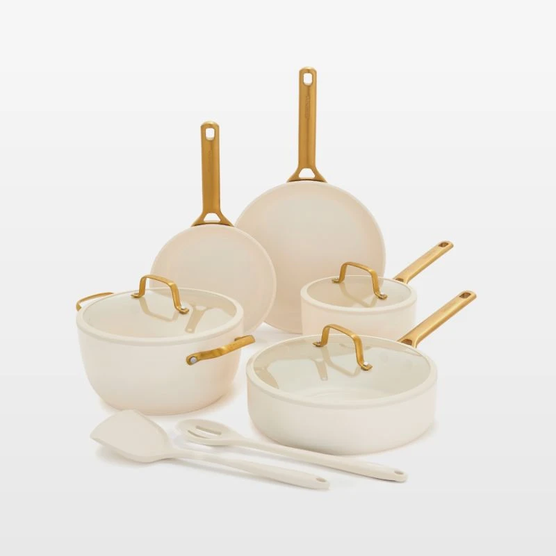 GreenPan ™ Reserve Pro Cream 10-Piece Ceramic Non-Stick Cookware Set