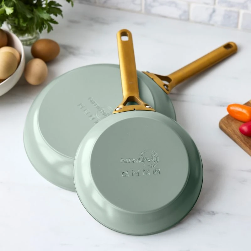 GreenPan ™ Reserve Pro Green Lush Ceramic Non-Stick Fry Pans, Set of 2