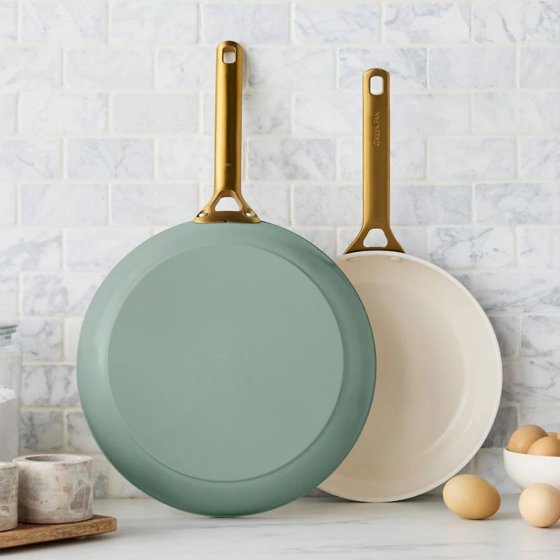 GreenPan ™ Reserve Pro Green Lush Ceramic Non-Stick Fry Pans, Set of 2