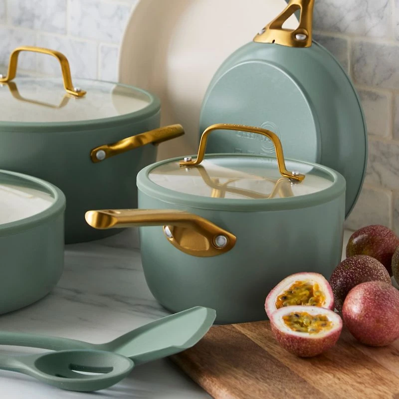 GreenPan ™ Reserve Pro Green Lush 10-Piece Ceramic Non-Stick Cookware Set