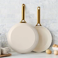 GreenPan ™ Reserve Pro Macadamia Ceramic Non-Stick Fry Pans, Set of 2
