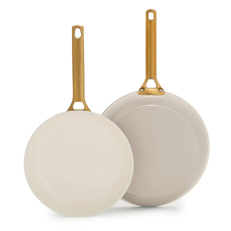 GreenPan ™ Reserve Pro Macadamia Ceramic Non-Stick Fry Pans, Set of 2