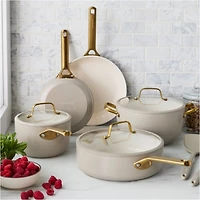 GreenPan ™ Reserve Pro Macadamia 10-Piece Ceramic Non-Stick Cookware Set