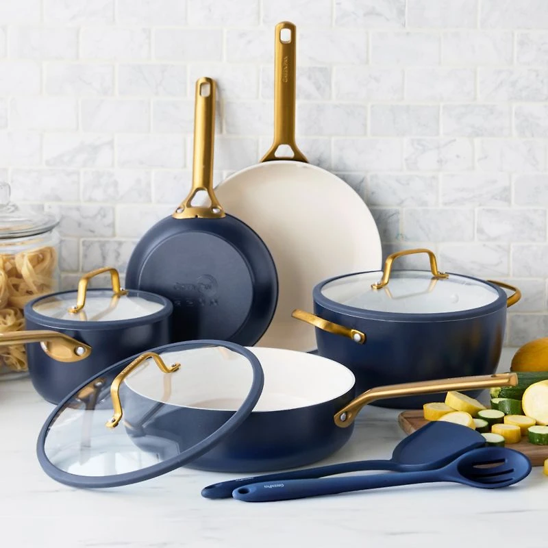 GreenPan ™ Reserve Pro Oxford Blue 10-Piece Ceramic Non-Stick Cookware Set
