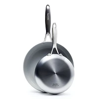 Green Pan ™ Venice Pro 8" and 10" Ceramic Fry Pans, Set of 2