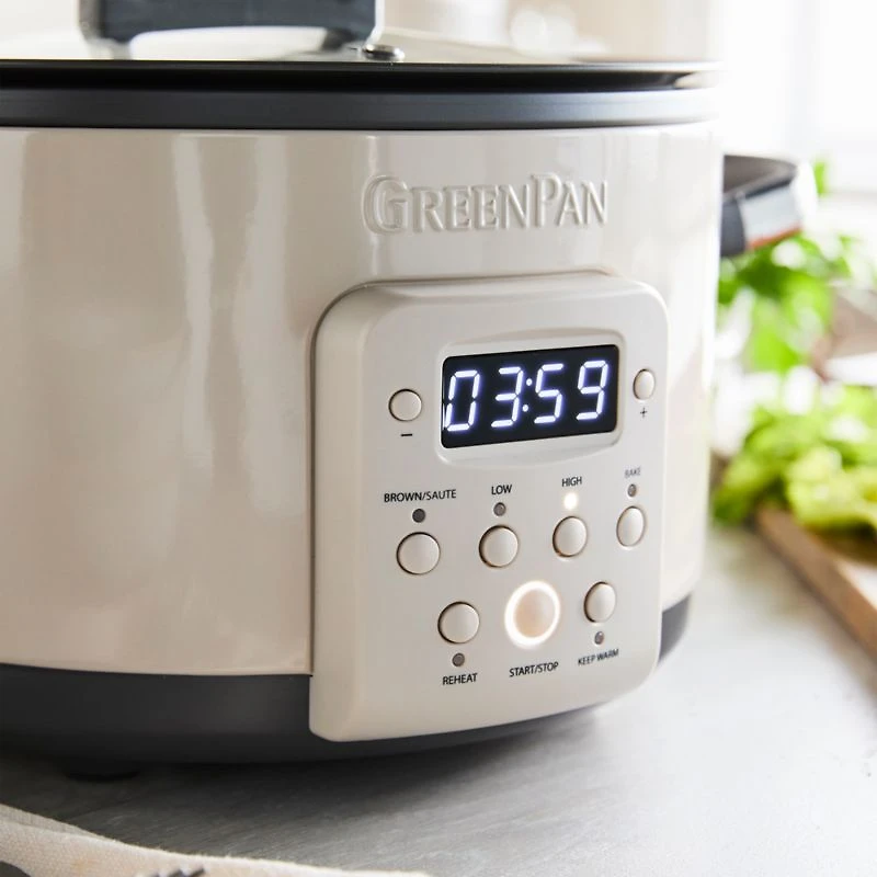 GreenPan™ 4-Qt. Slow Cooker in Macadamia