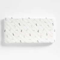 Supersoft Grey Bunny Gauze Organic Cotton Changing Pad Cover