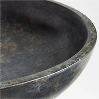 Black Tri-Footed Ceramic Centerpiece Bowl 16"