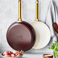 GreenPan ™ Reserve Merlot 2-Piece 10" and 12" Ceramic Non-Stick Fry Pan Set