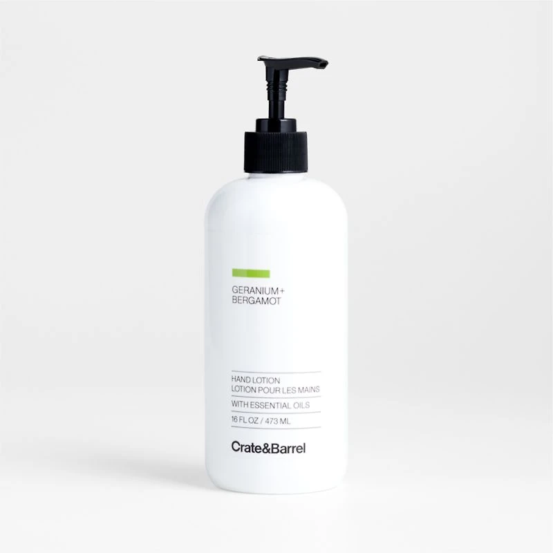 Geranium + Bergamot 16-oz. Hand Lotion