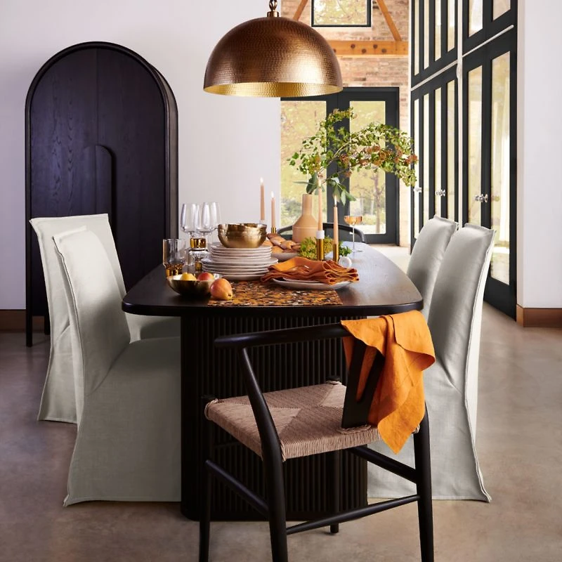 Rodan Hammered Brass Metal Dome Pendant Light 24"