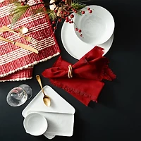 Mercer White Square Porcelain Salad Plates, Set of 8