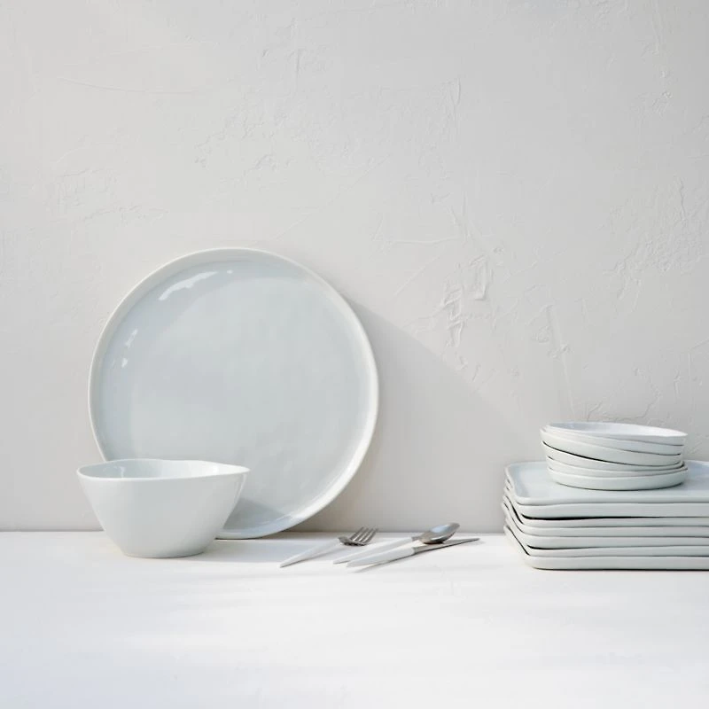 Mercer White Porcelain Cereal Bowls, Set of 8