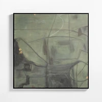 "Trust the Process" by Huda Hashim 55.5" x 55.5" Framed Wall Art Print