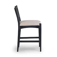Haddon Black Rush Counter Stool
