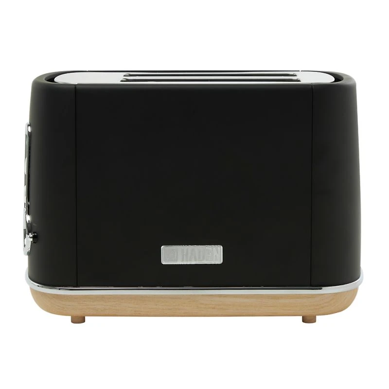 Haden Dorchester Matte Black 2-Slice Toaster